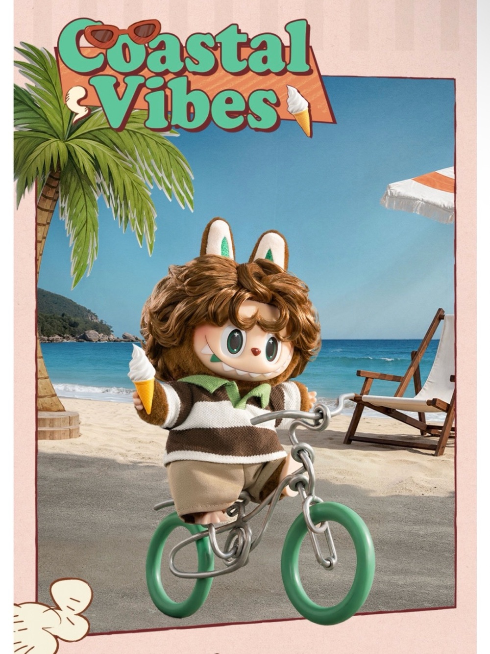 Labubu - Coastal Vibes - The Monsters Hair Salon